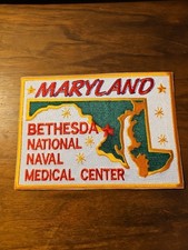 US NAVY BASE PATCH, BETHESDA NATIONAL NAVAL MEDICAL CENTER, MD  Y picture