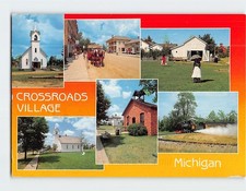 Postcard Views and Scenes in Crossroads Village Flint Michigan USA picture