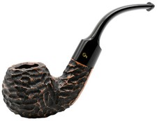 Peterson Aran Rusticated Finish Large Bent Apple Briar Pipe (XL02) picture