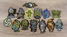 Vintage Y2K 2000 Year of the Dragon Top Heavy Vending Machine Stickers #1-14 picture