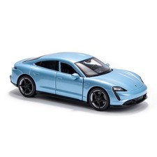 1:36 Porsche Taycan Turbo S Diecast Alloy Car Model Collectible Display (NIB) picture