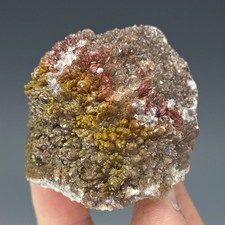 Calcite, Chalcotrichite Inclusions, Tsumeb Mine, Oshikoto Region, Namibia picture