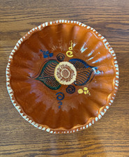 Vintage Hand Painted Terra Cotta picture