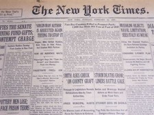 1927 FEBRUARY 22 NEW YORK TIMES - VIRGIN MAN AUTHOR ARRESTED AGAIN - NT 6800 picture