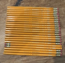VINTAGE Bondexed #1 & 2 Winthrop 96 Lead Pencils Lot Of 23 USA Made, Unsharpened picture