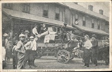 McKees Rocks PA Pressed Steel Car Co.'s Strike c1900s-10s Vintage Postcard bhn picture