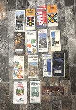 Vintage Road Maps Lot of 15 Mostly 1980s & 1990s Indiana Illinois Bloomington picture