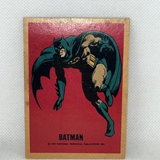 1974 BATMAN NATIONAL PERIODICAL WONDER BREAD CARD picture