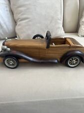 Vintage Collectible Hand Crafted Wooden ‘CLASSIC CAR WOODEN ART COLLECTION 15.5” picture
