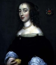 Oil painting Portrait-of-a-Lady-possibly-Margaret-Lemon-1665- handmade picture