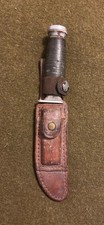 WW2 Era Schrade-Walden M-15 Utility Knife + Sheath + Stone picture