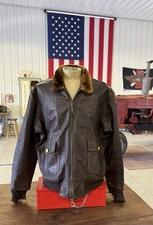 1st Pattern G-1 Flight Jacket Flying Equipment Co Goatskin 55J14 Size 46 VTG ORG picture