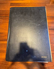 Vintage Bound Newspaper Volume Heavy Hardbound Cover Album Portfolio 16