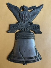 Liberty Bell Plaque badge 1776 1926 Sesquicentennial Int. Expo Philadelphia A picture