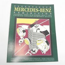 VINTAGE 1994 MERCEDES BENZ 17TH ANNIVERSARY EXHIBITION NEWPORT BEACH CAR SHOW picture