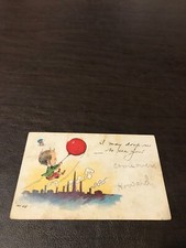 EARLY HUMOR - POSTED POSTCARD - I MAY DROP IN TO SEE YOU picture