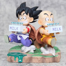 15cm Martial Arts Boy & Monk PVC Action Figure Anime Statue Model Toy Gift Set picture