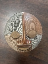 African Songye Kifwebe Style Wood Mask Zaire Congo Hand Carved Tribal Art picture