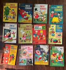 63 Vintage Comics Lot Disney Uncle Scrooge Carl Barks Archie Dell Gold Key picture
