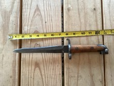 Swedish cut down bayonet modified into dagger fighting knife ww2 ww1 picture