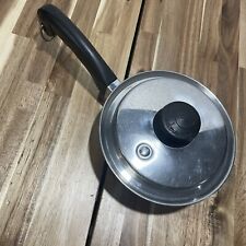 saladmaster cookware Small Stainless Vintage Skillet 7 Inch With Vapo Lid picture