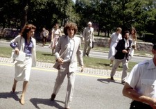 Jackie Onassis John Kennedy Jr at the Phillips Academy Andover Mas- Old Photo picture