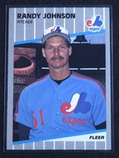 1989 Randy Johnson #381 Fleer Baseball RC picture