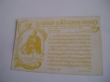 Novara - to the flag of the 4th Reg. infantry hymn - not shipped f. p. picture