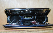 Vintage Tasco Pop Up Opera Glasses Theater Sports Folding Binoculars Chrome picture