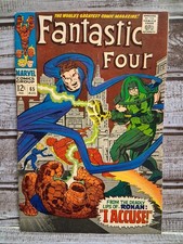 Fantastic Four #65 1967 1st App. of Ronan the Accuser Marvel Comics Silver Age  picture