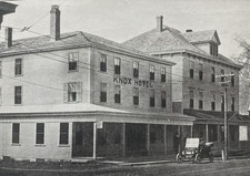 c1915 Thomaston Maine The New Knox Hotel Info Booklet 7 Pages With Floor Plan picture