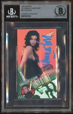 Lana Wood #39 signed autograph 1998 Inkworks The Women of James Bond BAS Slab picture