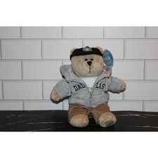 Starbucks Dallas Local Bearista Plush Teddy Bear Gray Hoodie The Big D picture