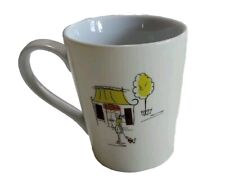 BOSTON WAREHOUSE COFFEE CUP MUG 12oz CITY SHOPPING Waking Dog By A Boutique 2003 picture