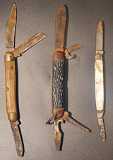 Lot of 3 Project Pocket Knives - CASE 5347HP - Camillus NY - Schatt & Morgan Co. picture