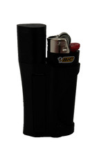 EZ Pipe Plastic Holder | 1 Bic Included | Black picture