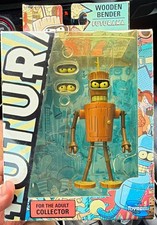 Toynami Futurama Wooden Bender Figure - never taken out of package. Box has wear picture
