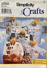 1990's Simplicity Appliques Pattern 9366 UNCUT picture