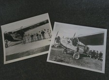 Vintage 1977 Pan Am 50th Anniversary Press Photos Lot of 2 Fokker F-7 Trimotor picture