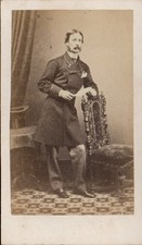 1859 EARLY MILITARY CDV MAJOR DRURY-LOWE (see desc) INDIAN MUTINY / KAFFIR WAR picture