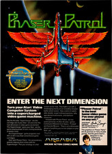 Arcadia Phaser Patrol Supercharger Atari VCS 1982 Vintage Magazine Ad Print picture