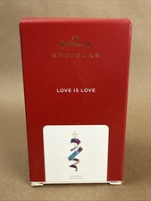 2021 Hallmark Keepsake Ornament Rainbow Metal Love Is Love NEW picture