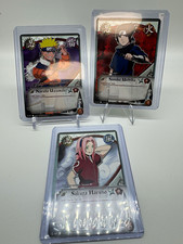 Bandai Naruto Path To Hokage CCG 1st Edition Lot Naruto, Sasuke, Sakura Non Holo picture