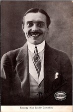 Max Linder Essanay Comedies RPPC Silent Film Star French Actor Postcard picture