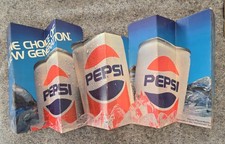 Vintage 1980s Pepsi Car Sun Shade Solar Shield 55” Choice New Generation RARE picture