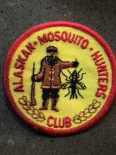 Vintage Alaskan Mosquito Hunters Club Patch 3