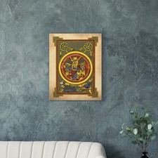 Book of Kells Celtic Stretched Canvas Art Print Wall Decor picture