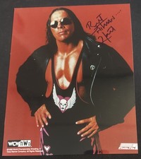 Bret Hart WCW NWO 1998 Signed Autographed Photo 8 X 10 NO COA picture