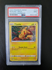 Pikachu SWSH153 PSA9 Promo Holiday Calendar picture