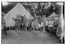 Photo:Brooklyn New York Prospect Park 14th Infantry Bayonet Drill 1910s picture